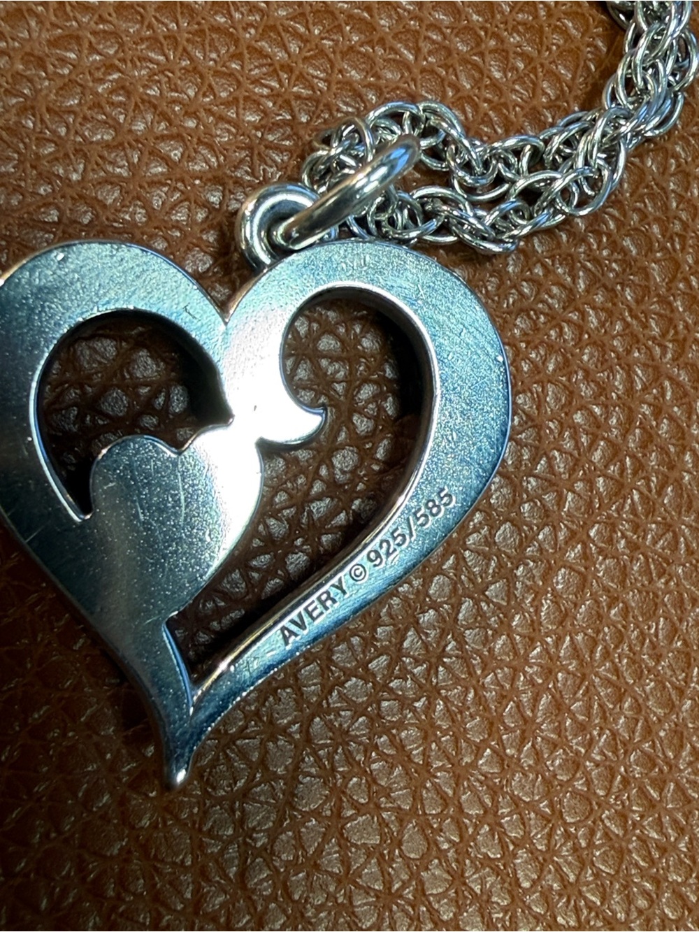 James Avery Joy of My Heart Silver and 14k Gold Necklace and Earring Set - Picture 7 of 9